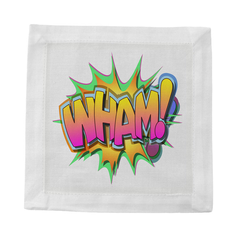Wham Hemstitch Cocktail 6" Linen/Cotton Napkin