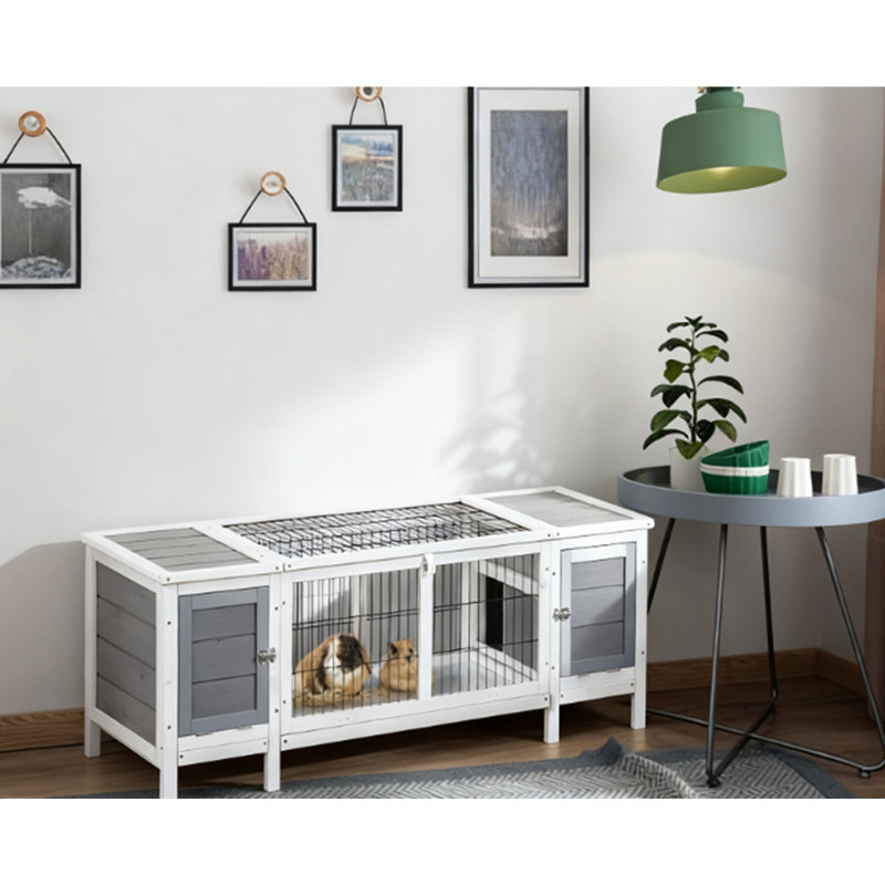 Pet House with Pull-Out Tray