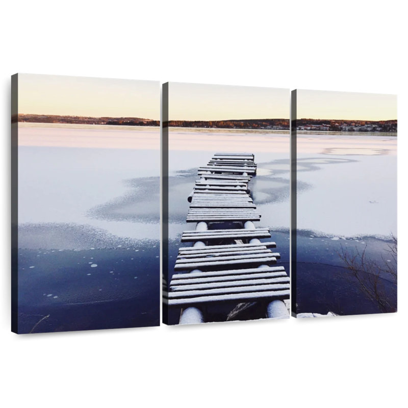 Alvord Frozen River Jetty, 20" H x 33" W
