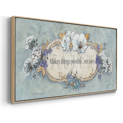 Faith - Toile tendue avec châssis tendue, prête à être accrochée