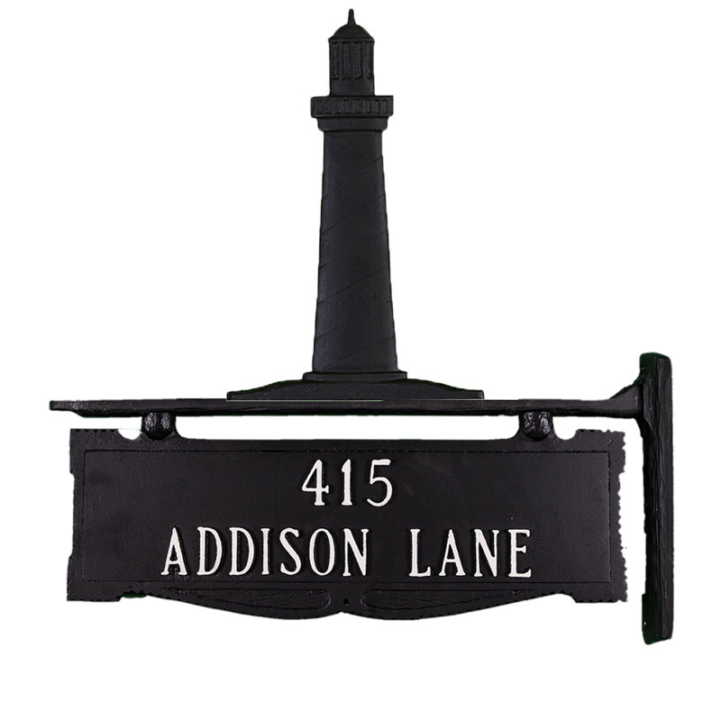Poste d'adresse à 2 lignes, Oui, Noir satiné