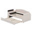 Lit de jour simple rembourré avec accoudoirs de rangement, lit gigogne et système audio Bluetooth intégré-97749366