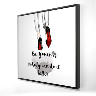 Be Yourself Print On Canvas