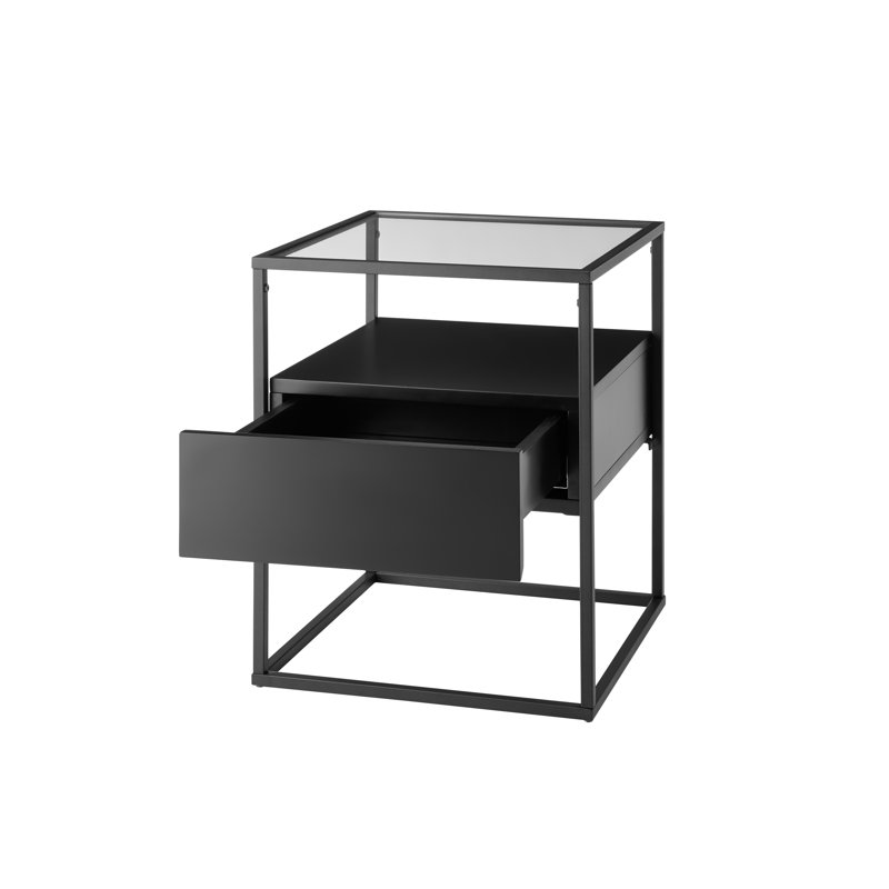 Frame End Table, Black