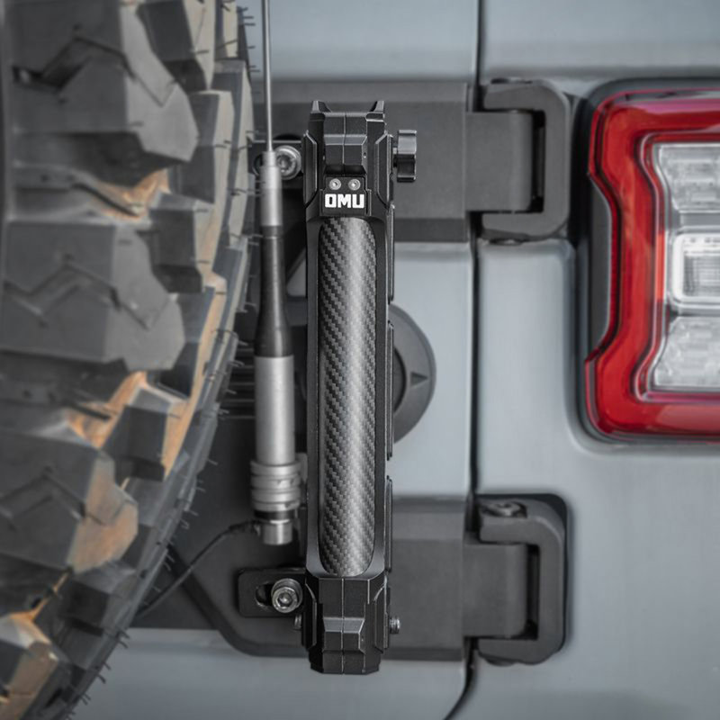Support de support de mât de porte en aluminium pour Jeep Wrangler JK 2007-2017 et JL2018 +