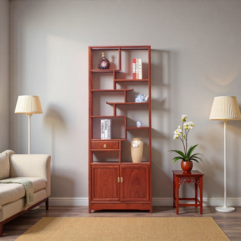 New Chinese Classic Retro Bookcase
