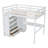 Khansaa Full Loft Bed with Built-in Desk and Storage-106601840