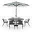 Jytte Rectangular 6 - Person Dining Set-1679078516-1679078519