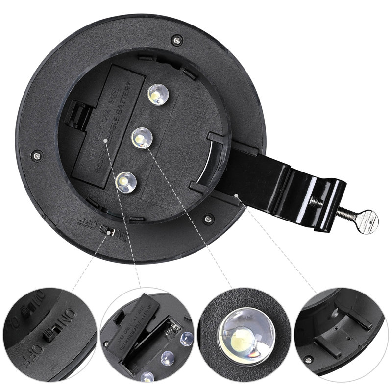 LED Solar Power Dusk to Dawn Outdoor Security Area Light