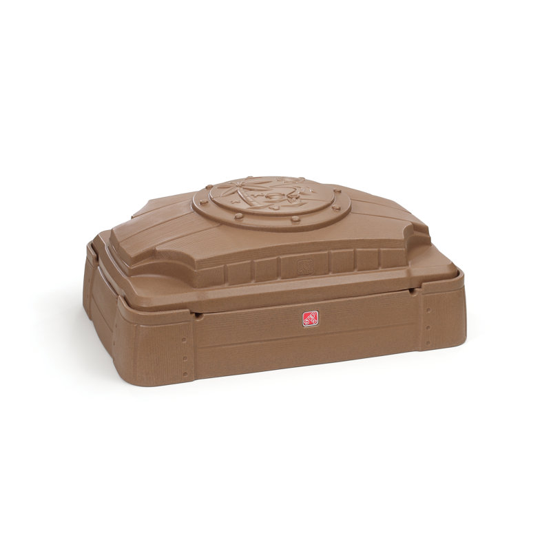 Step2 Play and Store 2.3' Rectangular Sandbox with Cover