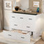 Lit escamotable multifonctionnel pliable avec station de charge et 1 grand tiroir de rangement-562773350-562773351
