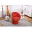 Fauteuil d'appoint pivotant, fauteuil demi-tonneau rond