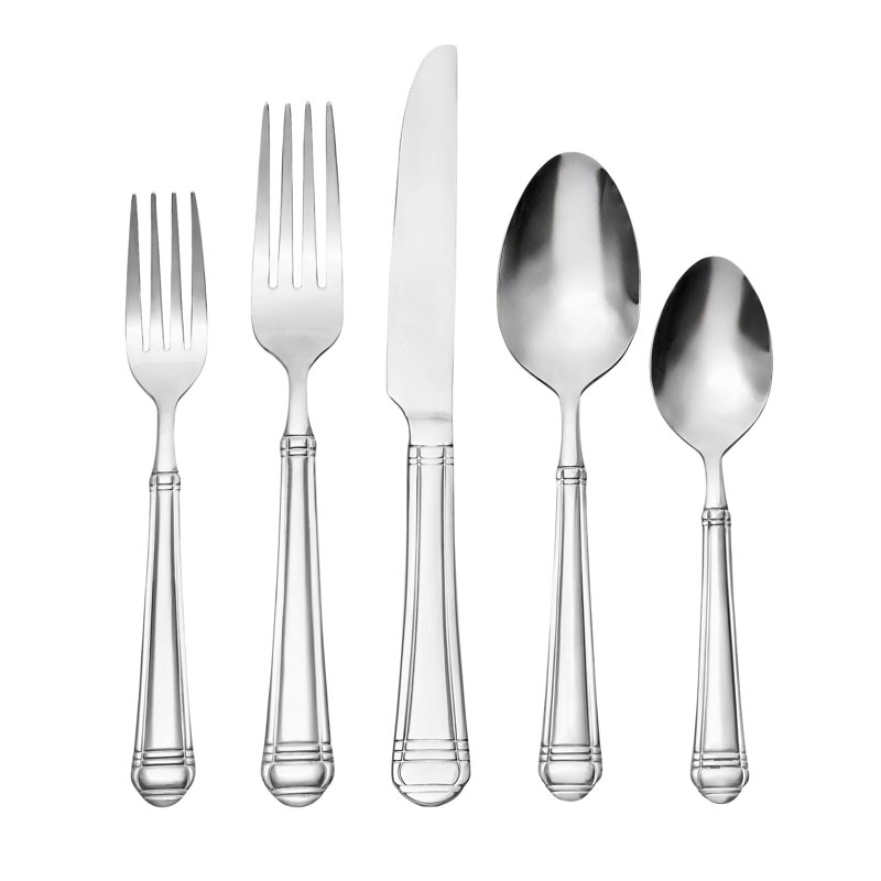 Ensemble de couverts 20 pièces en acier inoxydable Saladin 18/0