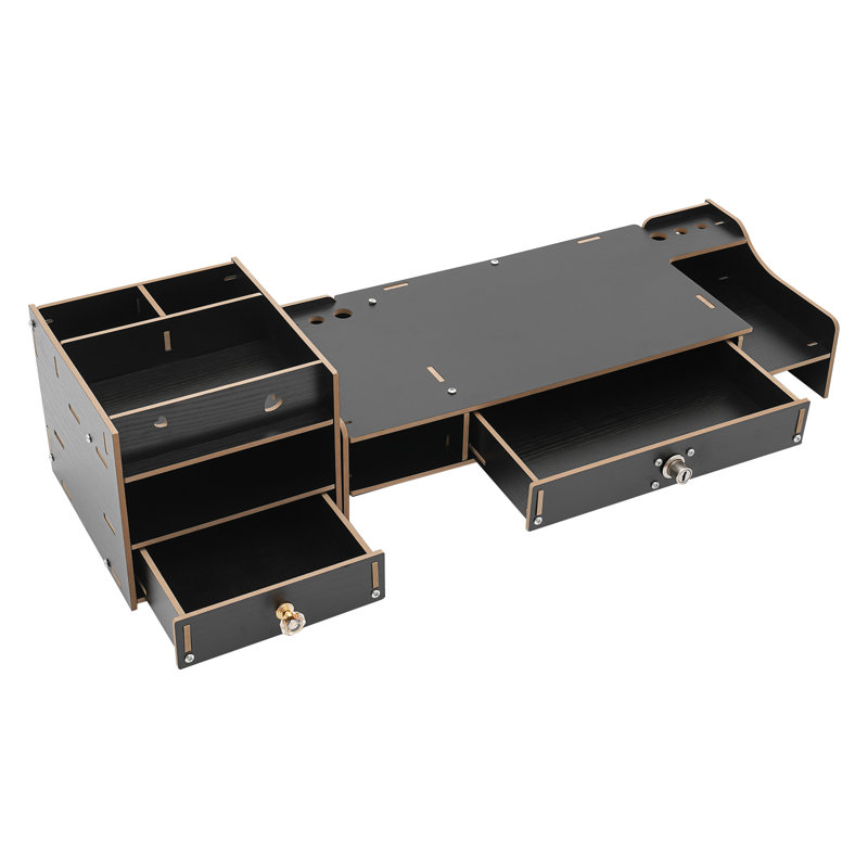 Support de bureau pour ordinateur, Noir