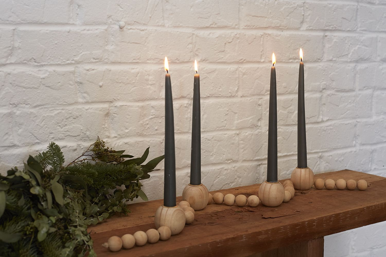 Wood Candelabra