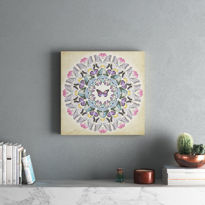 Prosperity Mandala I by Melissa Wang - Wrapped Canvas Painting, 51cm H x 51cm W