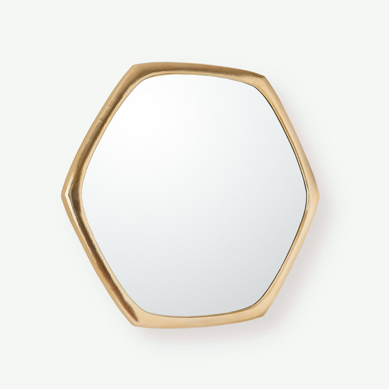 Hexagon Aluminium Mirror