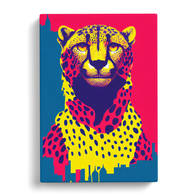 CAN-V0523-423X Cheetah Pop - Wrapped Canvas Print