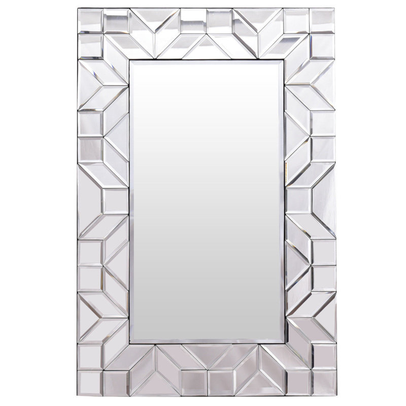 Miroir de salle de bain mural Alisha, Gris