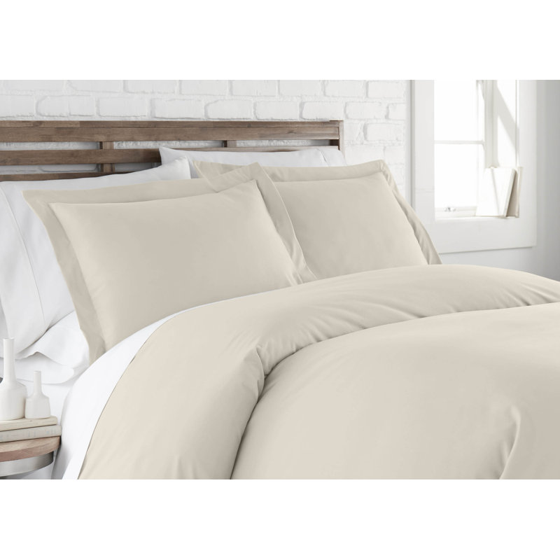 Classic Collection By Southshore Fine Linens Microfiber Duvet Cover Set, King Duvet Cover + 2 King Shams, Black