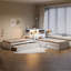 Lit plateforme simple en L avec rangement, bureau, lit gigogne et lumière DEL-856782321-856782325