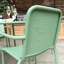 PORTO 4 seater Round dining set - 100cm Table Plus 4 Stacking chairs-2078451