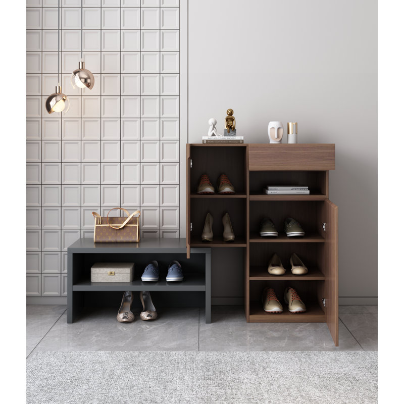 10 Pair Shoe Storage Cabinet