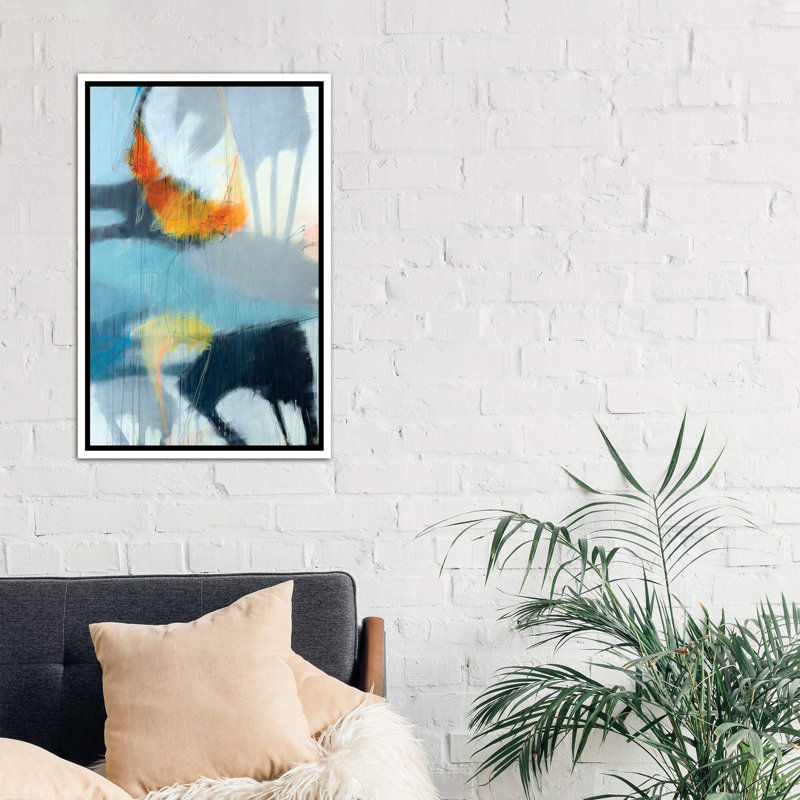 « shadows » par sidsel brix-reproduction d’art, Toile blanche encadrée, H 26 po x l 18 po x 1,5 po