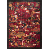 Vintage Mid Century Chinese Silk Small Scatter Size Rug