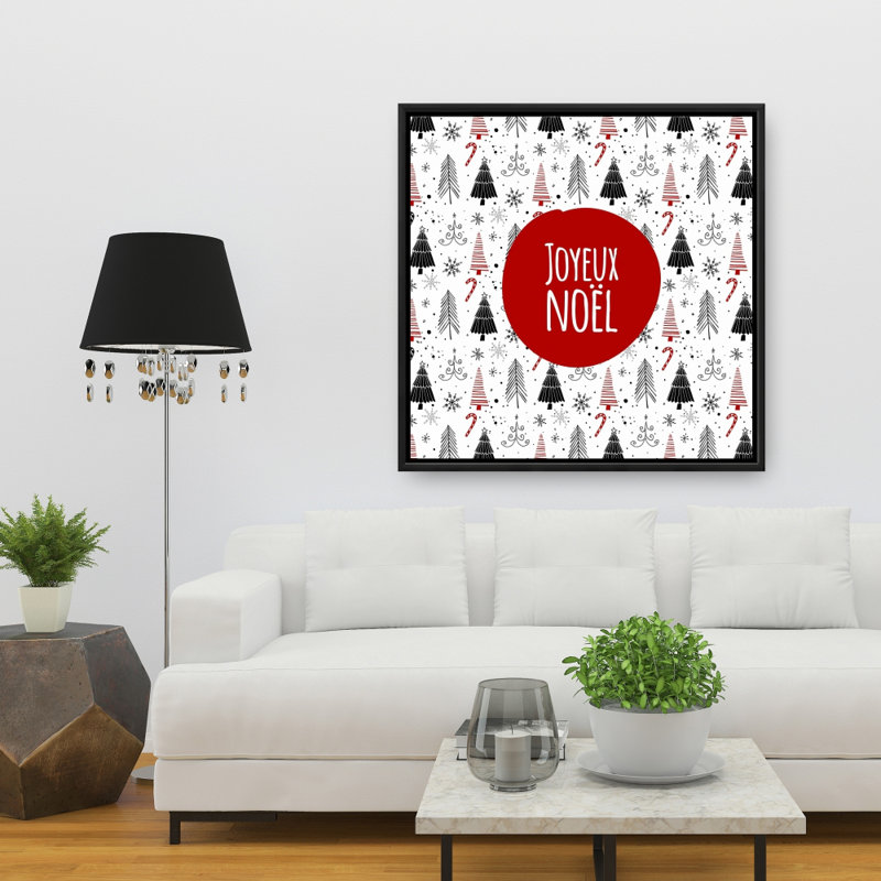 «Merry Christmas - Fr» sur toile