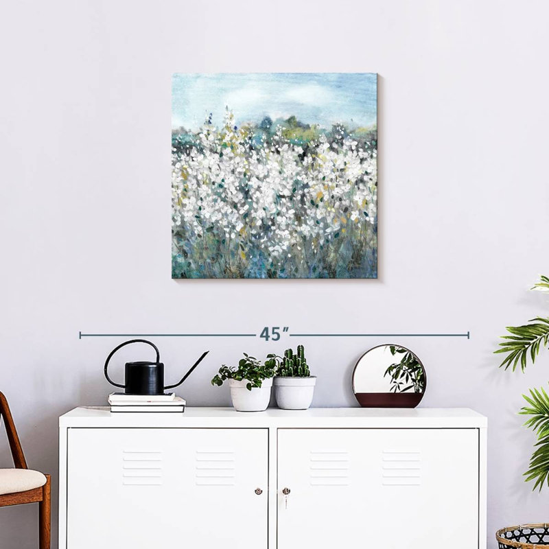 Fields In Bloom, 24" H x 24" W