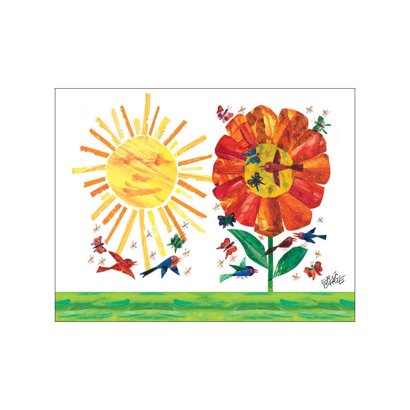 «Garden» par Eric Carle, art sur toile