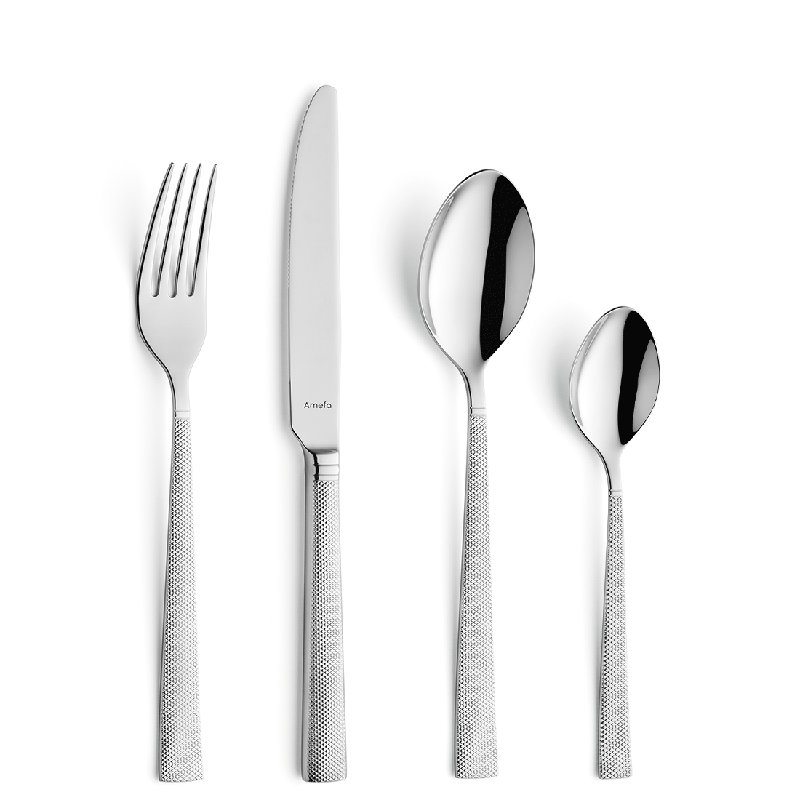24 piece 18/10 stainless steel cutlery set for 6 people