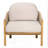 Acacia Wood Outdoor Club Chair,Armchair-474154567