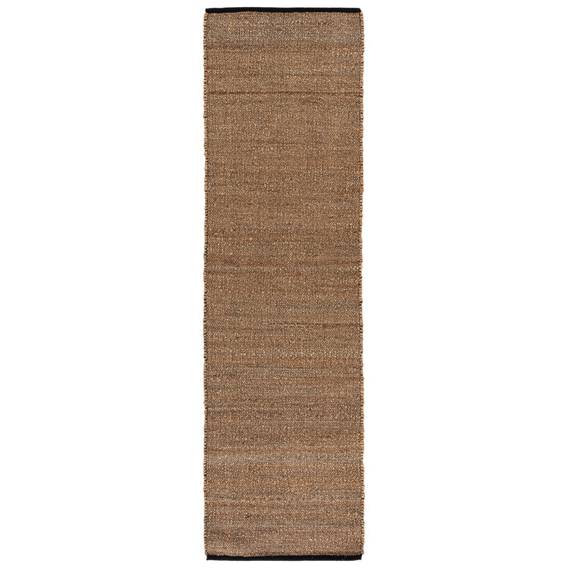 Natural Fiber 662 Flatweave 70% Jute; 30% Cotton No Pattern Rug, 2'-3" X 8'-0" Runner