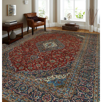 Cordney One-of-a-Kind 9'9" X 13'10" 2022 Wool Area Rug Red