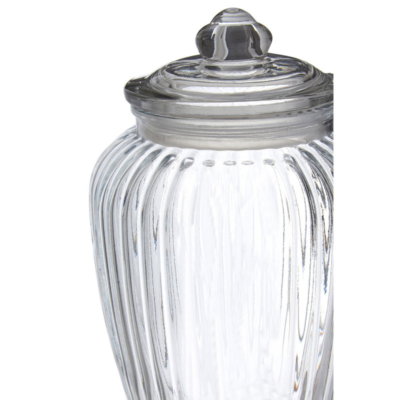 Glass Jar, 25cm H x 15cm W x 15cm D