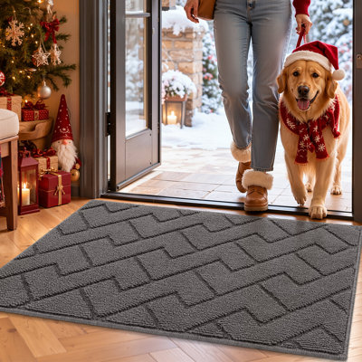 Stain‑Resistant Non‑Slip Heavy‑Duty Low-profile Door Mat