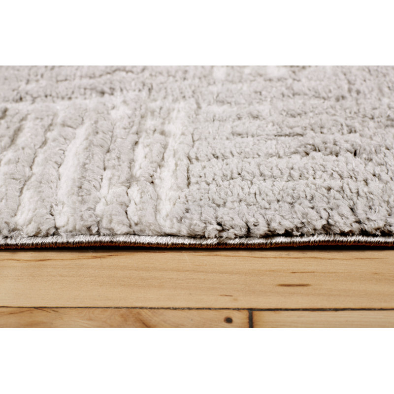 Grid Power Loomed Indoor Rug, Rectangle 7'10" x 9'10"