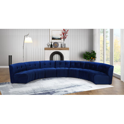 Jedson Velvet Sectional Symmetrical
