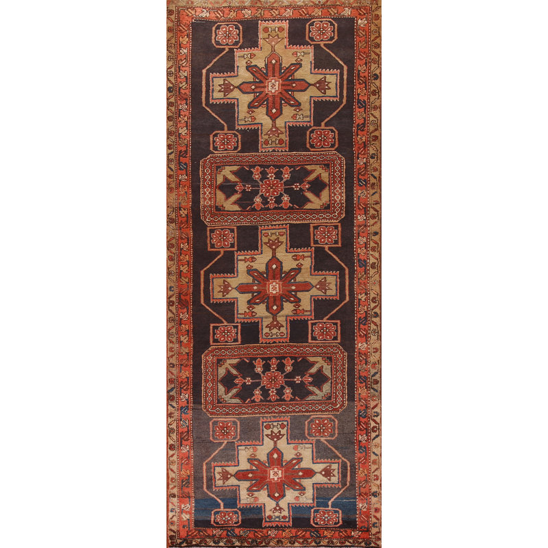 Handmade Traditional  Runner Rug 4x11