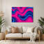 Gradient Abstract 82, art mural en métal rose-1184364533