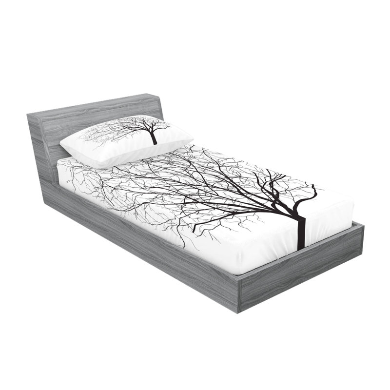 Microfiber Sheet Set, Twin XL Sheet Set with 1 Pillowcase
