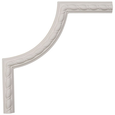 Panneau de moulure de coin en rempart l 10 po x H 10 po x P 5/8 po