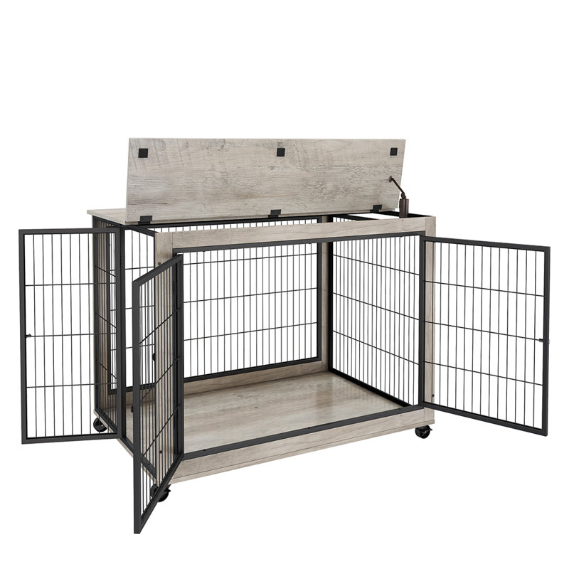 Chenil en bois manufacturé H 31,1 po