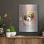 Art mural en métal «Flower Crown Cavalier King Charles Spaniel» par Furbaby Affiliates-993794343