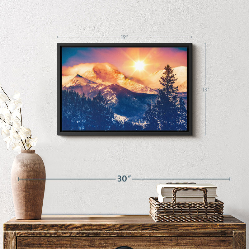 Impression sur toile Pantops Colorado, H 13 po x l 19 po