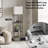 Column Floor Lamp with 4-Tier Shelves