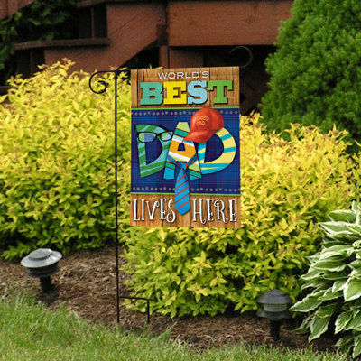 Best Dad Father's Day Garden Flag