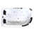 LUNA 71" x 47" 2-Person White Whirlpool Bathtub with Dual Pump